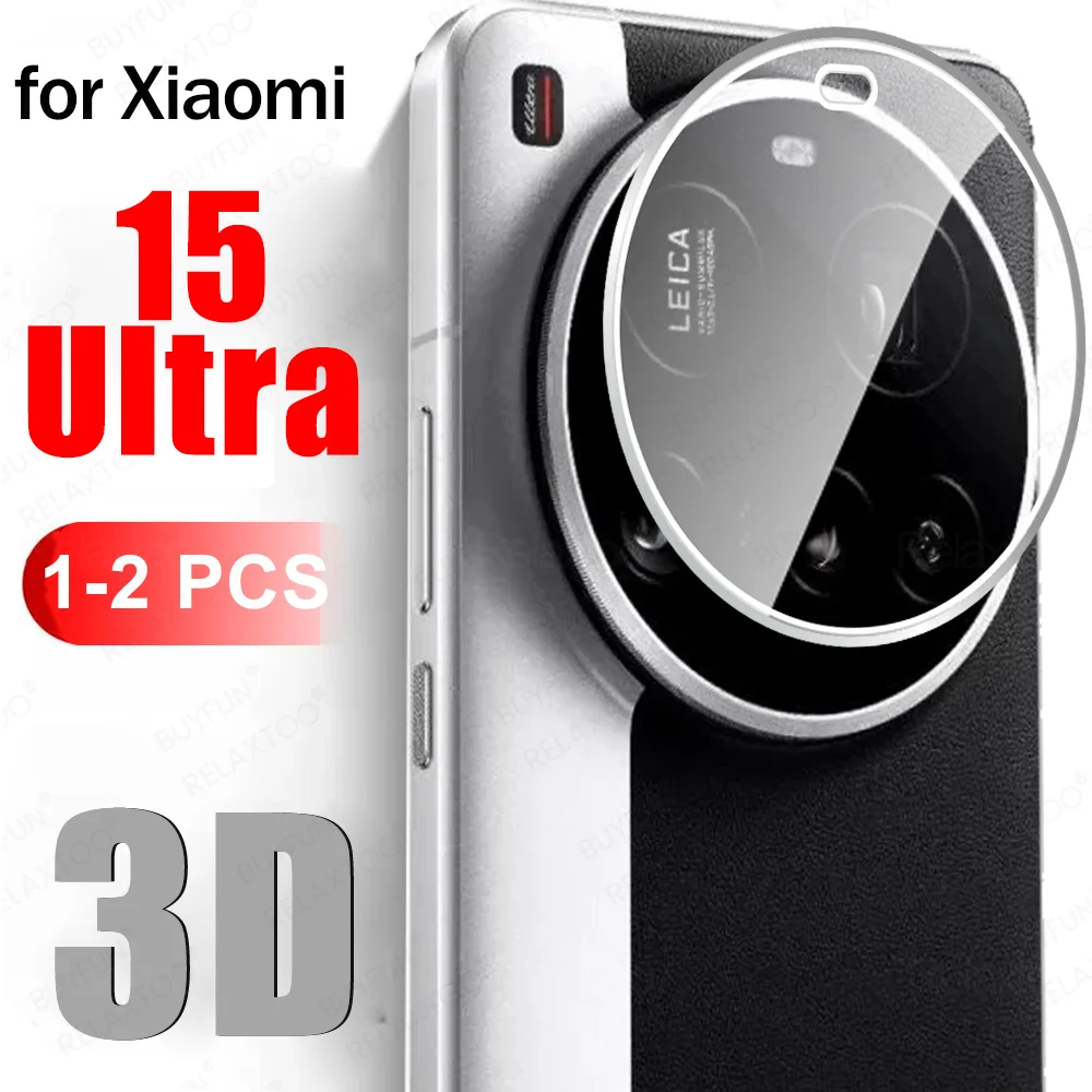 Photography Xiaomi 15 Ultra - 1-2 sztuki zakrzywionej osłony kamery HD