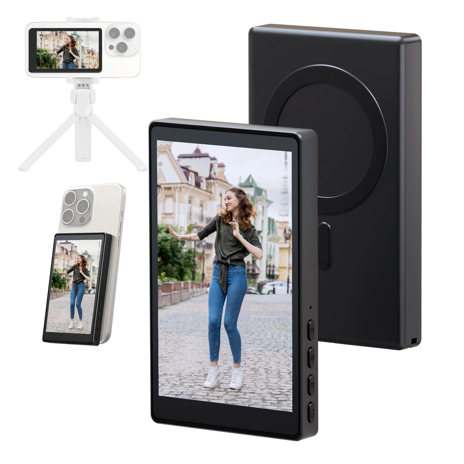 Photography With Mobile - Bezprzewodowy monitor, kamera tylna, ekran, smartfon,