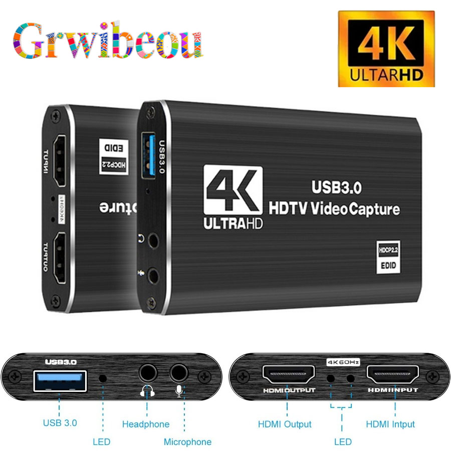 Photography With Mobile - Karta przechwytywania wideo 4K USB 3.0