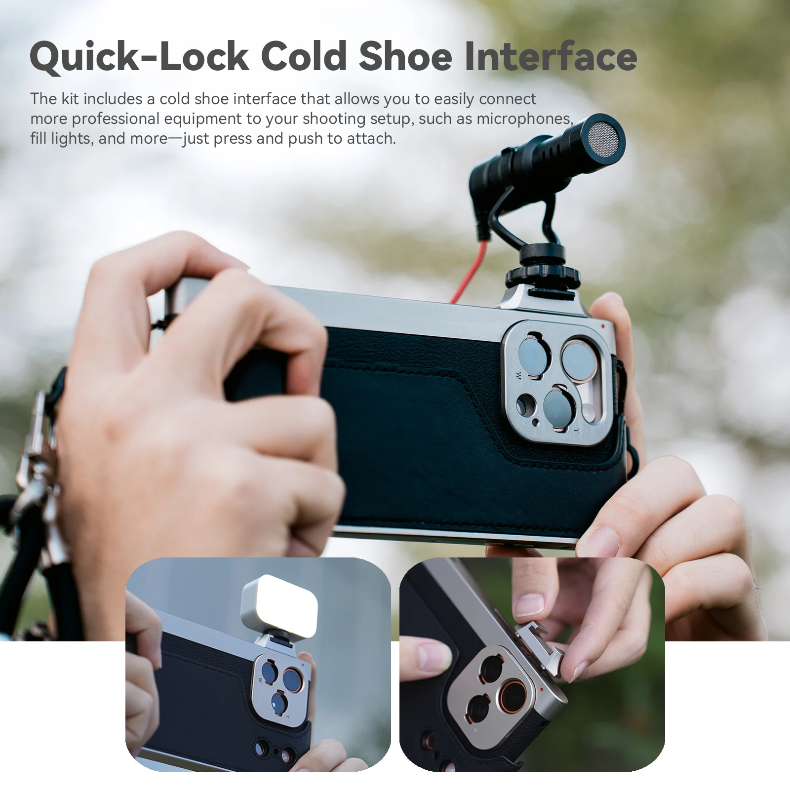 Photography With Mobile - Fotorgear Retro Etui na Telefon Komórkowy