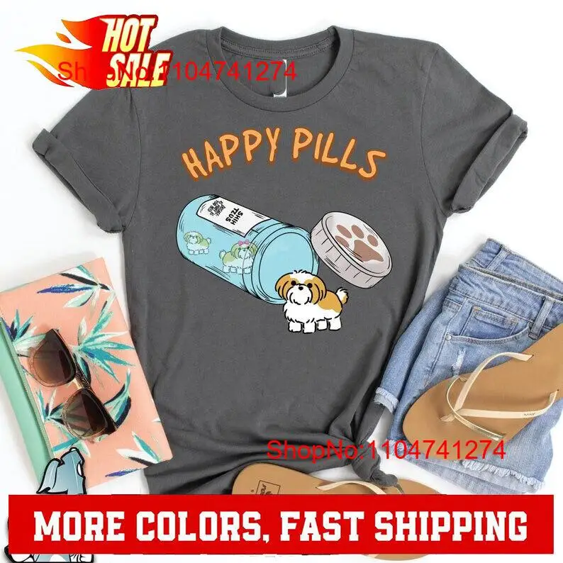 Koszulka Shih Tzu Happy Pills  – Photography Logo recenzja i cena