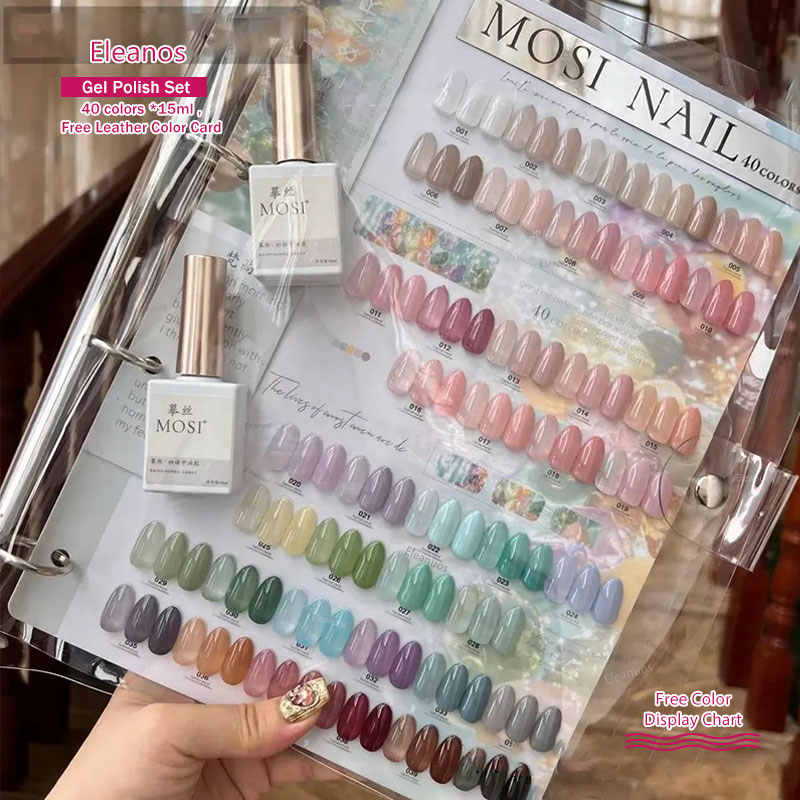 Eleanos 40 Kolorów 15ml Zestaw – Color Checker Card recenzja i cena