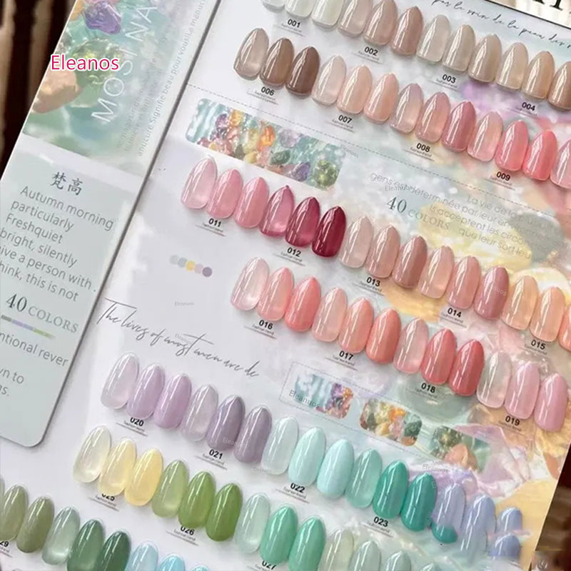 Eleanos 40 Kolorów 15ml Zestaw – Color Checker Card recenzja i cena