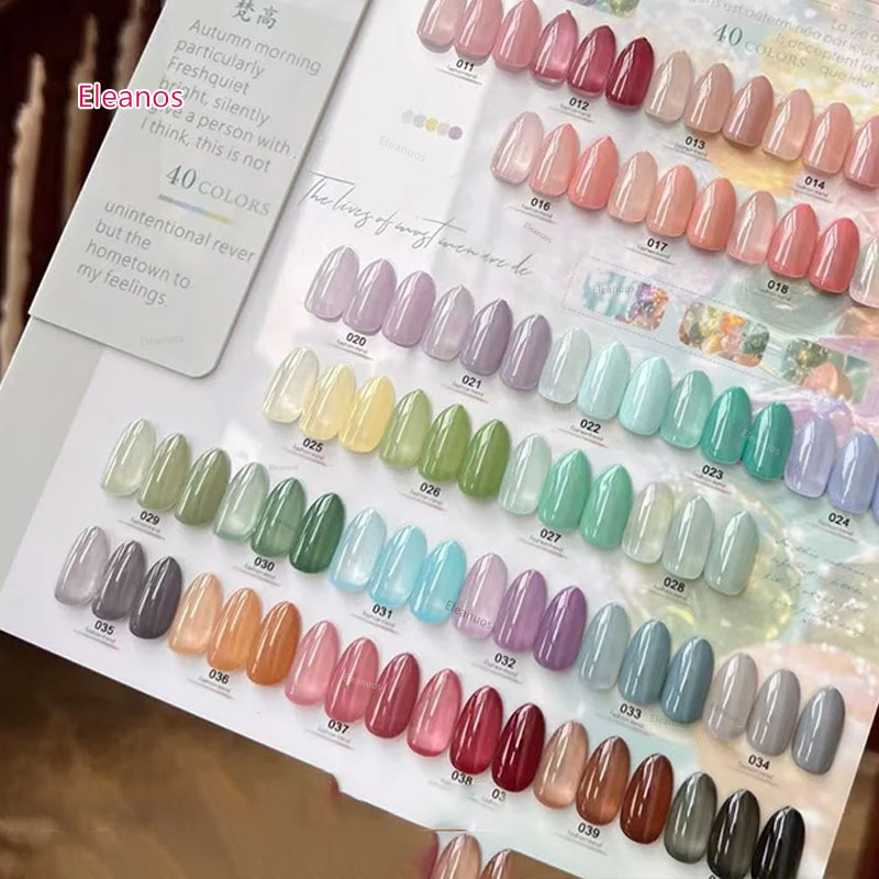 Eleanos 40 Kolorów 15ml Zestaw – Color Checker Card recenzja i cena