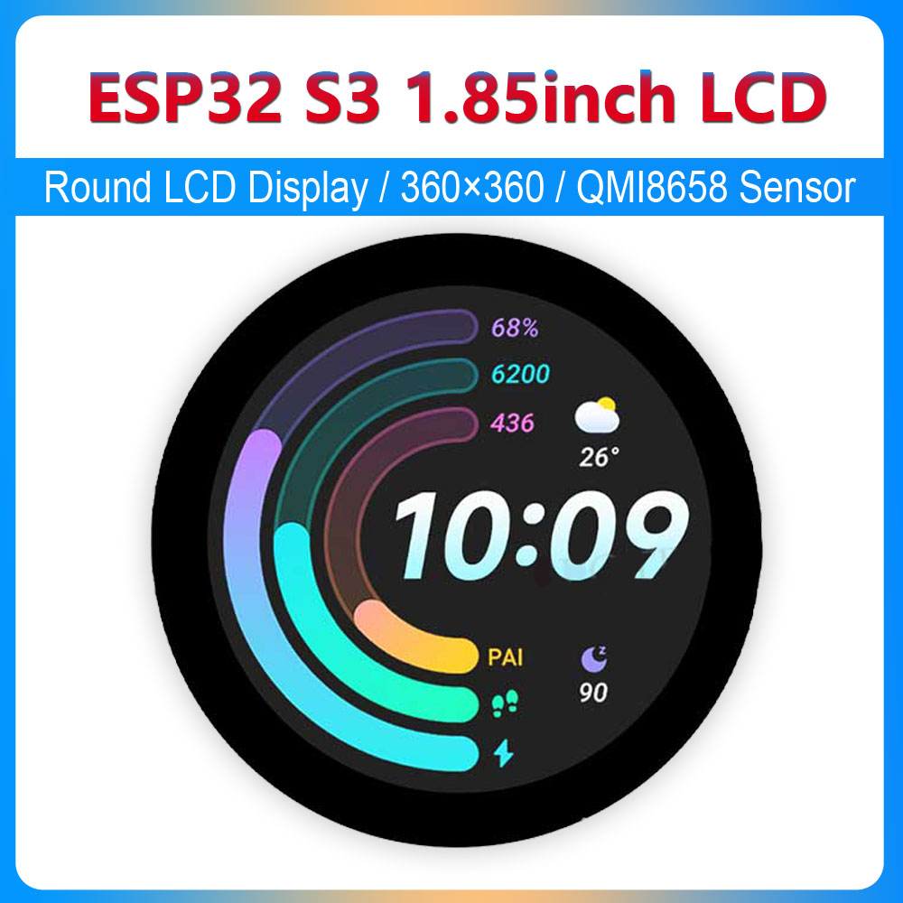 ESP32 S3 1,85-calowy okrągły w – Photograph Mp3 recenzja i cena