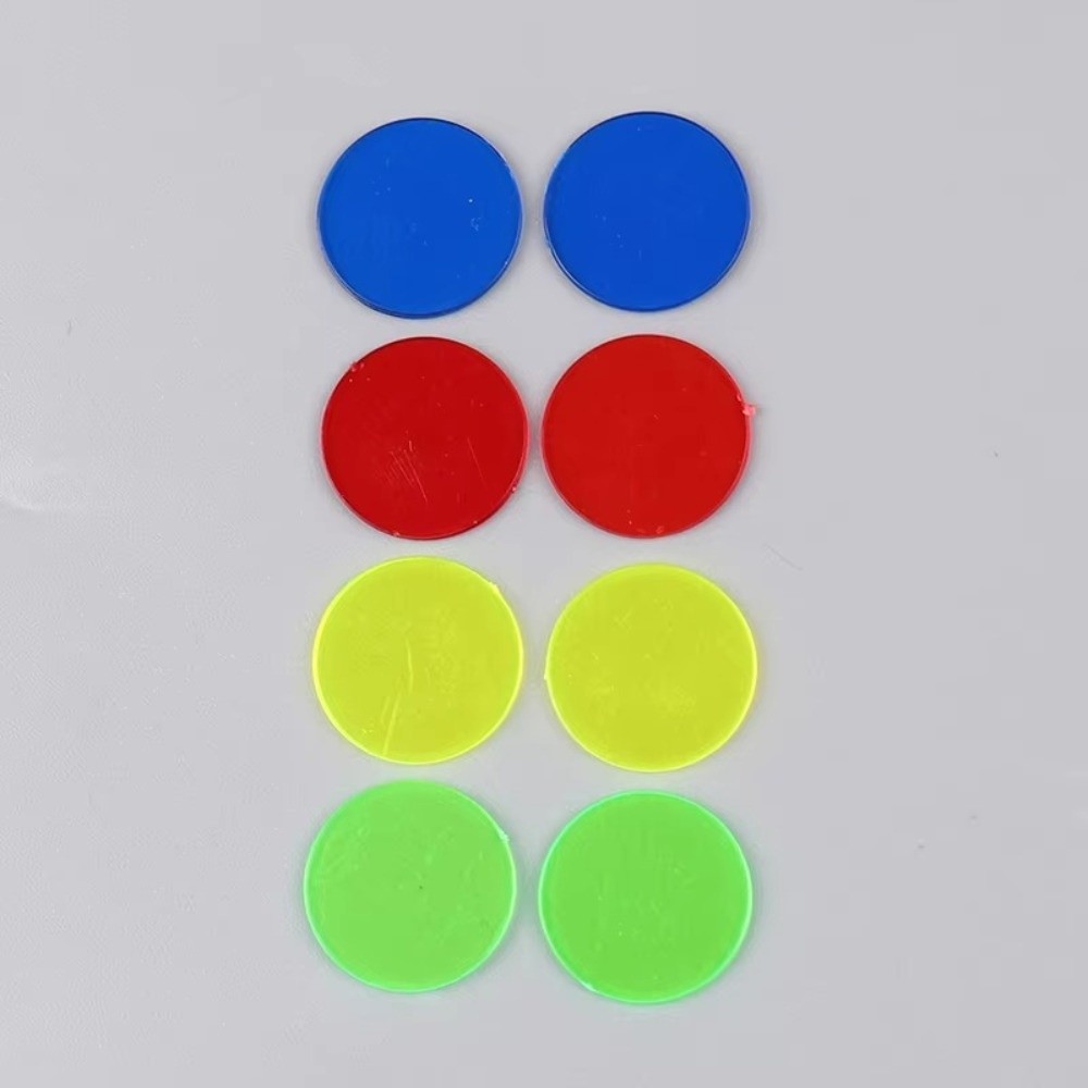 100 szt. Nowe plastikowe okrąg – Color Checker Card recenzja i cena
