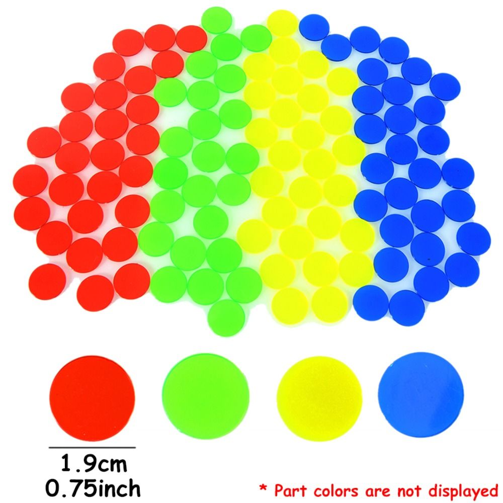 100 szt. Nowe plastikowe okrąg – Color Checker Card recenzja i cena