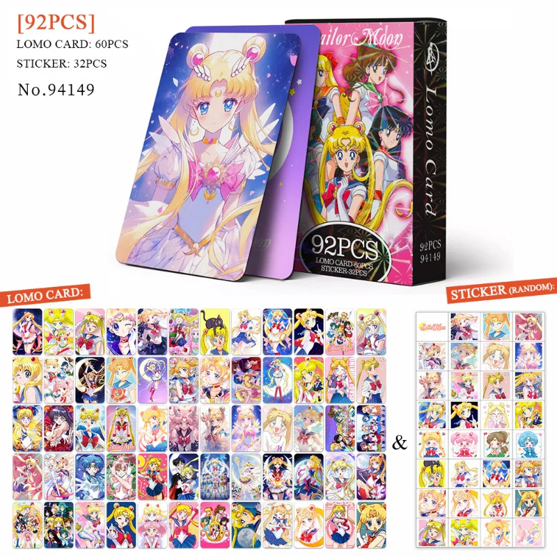 92 szt. Karty Lomo Sailor Moon – Photography Gallery recenzja i cena